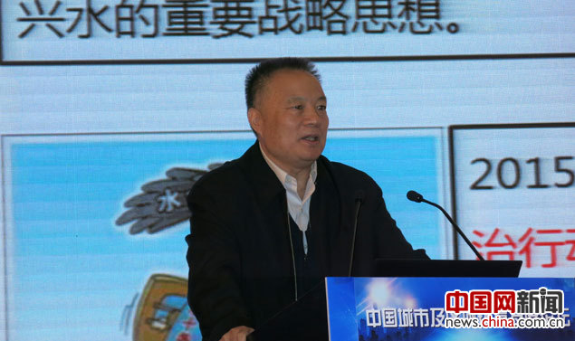 中国工程院院士侯立安作主旨报告。中国网记者张艳玲摄